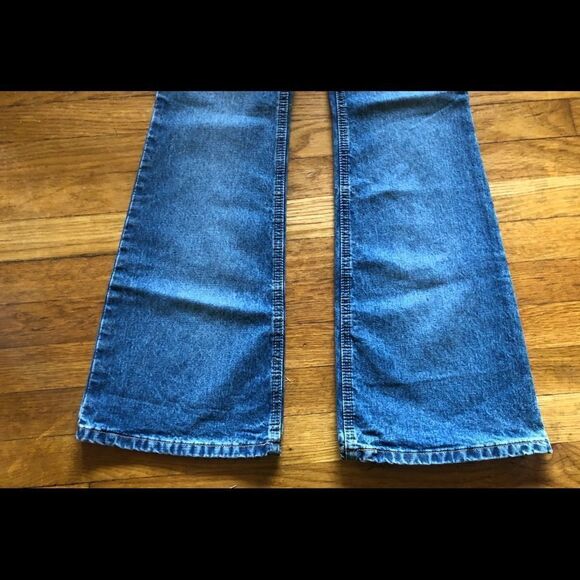 New Ralph Lauren Hipter Flare Denim Jeans Blue 3/4 - Picture 6 of 9